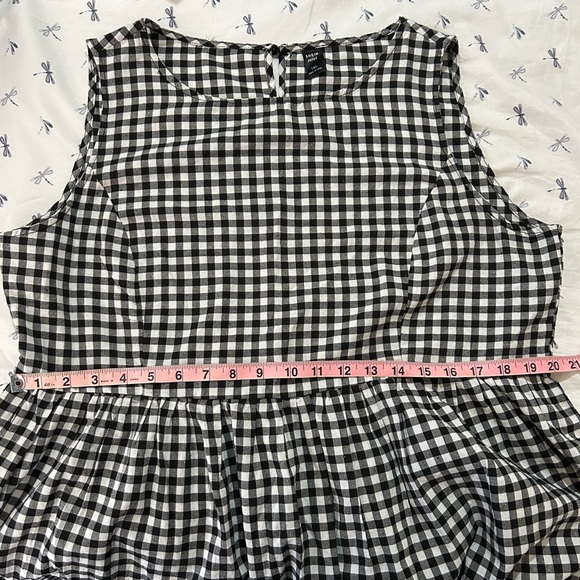 ☀️ Plaid Babydoll Dress - SHEIN - Size 1XL - Picture 7 of 7